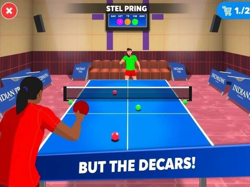 India Ping Pong Stars Game Screenshot